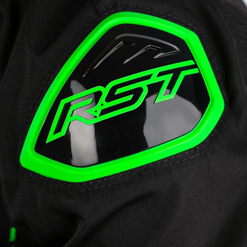        With its futuristic style, the S-1 textile jacket is a bold and vibrant take on protective motorcycling apparel, built to perform.  Made from robust MaxTex fabric, the jacket also features fixed mesh and SinAqua waterproof linings, a removable thermal lining and multiple intake and exhaust vents to protect you from all the elements.  Added to this are the motion panels on the back of the elbow and arm, along with cuff, sleeve and waist adjusters which offer a tailored fit.  Rated CE Level