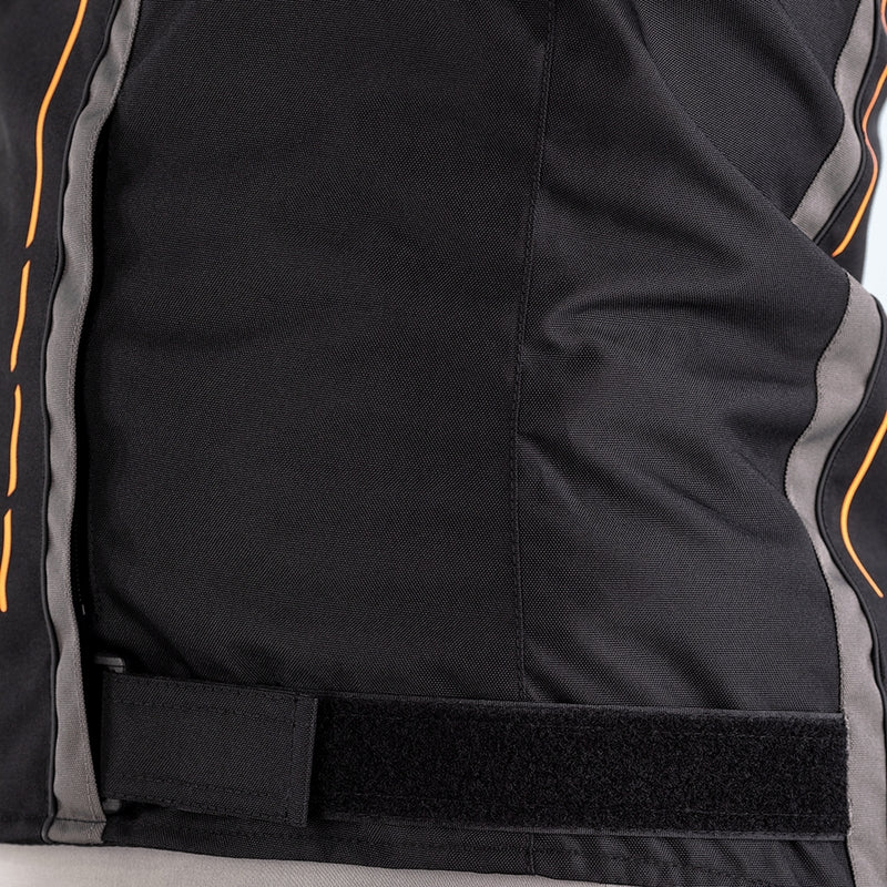        With its futuristic style, the S-1 textile jacket is a bold and vibrant take on protective motorcycling apparel, built to perform.  Made from robust MaxTex fabric, the jacket also features fixed mesh and SinAqua waterproof linings, a removable thermal lining and multiple intake and exhaust vents to protect you from all the elements.  Added to this are the motion panels on the back of the elbow and arm, along with cuff, sleeve and waist adjusters which offer a tailored fit.  Rated CE Level