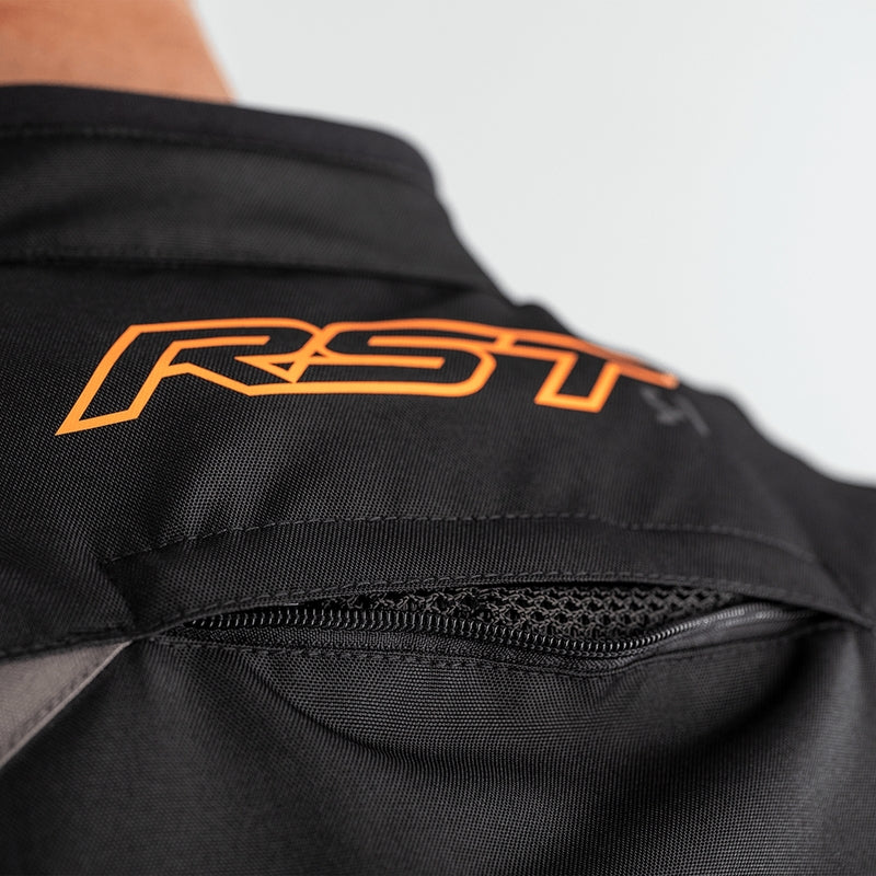        With its futuristic style, the S-1 textile jacket is a bold and vibrant take on protective motorcycling apparel, built to perform.  Made from robust MaxTex fabric, the jacket also features fixed mesh and SinAqua waterproof linings, a removable thermal lining and multiple intake and exhaust vents to protect you from all the elements.  Added to this are the motion panels on the back of the elbow and arm, along with cuff, sleeve and waist adjusters which offer a tailored fit.  Rated CE Level