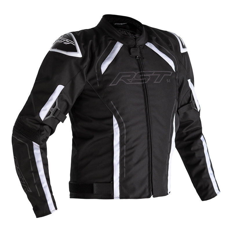        With its futuristic style, the S-1 textile jacket is a bold and vibrant take on protective motorcycling apparel, built to perform.  Made from robust MaxTex fabric, the jacket also features fixed mesh and SinAqua waterproof linings, a removable thermal lining and multiple intake and exhaust vents to protect you from all the elements.  Added to this are the motion panels on the back of the elbow and arm, along with cuff, sleeve and waist adjusters which offer a tailored fit.  Rated CE Level
