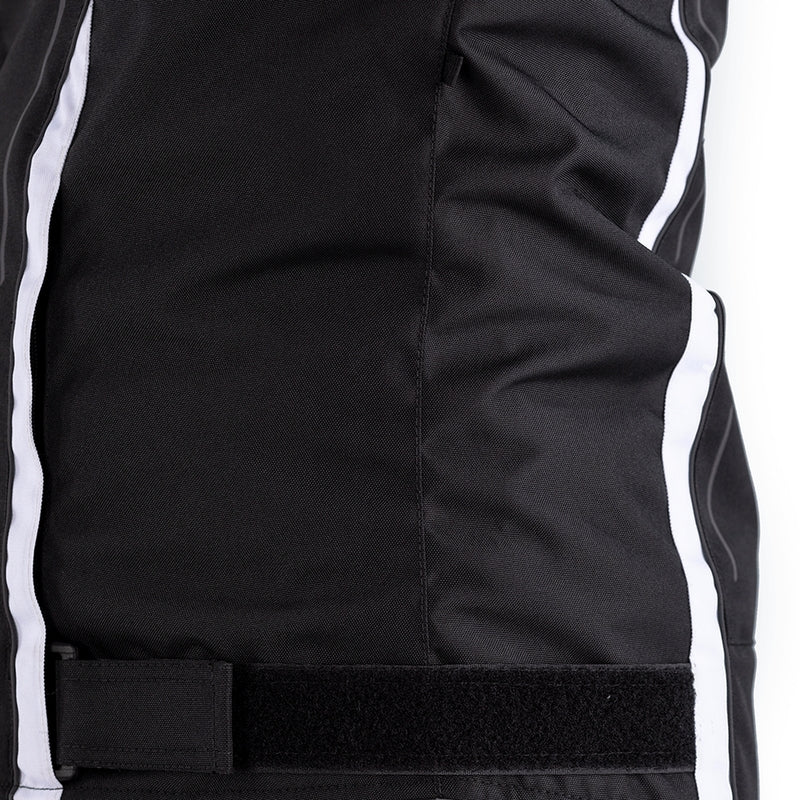        With its futuristic style, the S-1 textile jacket is a bold and vibrant take on protective motorcycling apparel, built to perform.  Made from robust MaxTex fabric, the jacket also features fixed mesh and SinAqua waterproof linings, a removable thermal lining and multiple intake and exhaust vents to protect you from all the elements.  Added to this are the motion panels on the back of the elbow and arm, along with cuff, sleeve and waist adjusters which offer a tailored fit.  Rated CE Level
