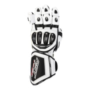 
Built with Aramide - TracTech Evo 4 glove combines the best of previous TracTech gloves with more features for a superb fit, comfort and protection.

Made with both full-grain cowhide and kangaroo leather, the glove features a CE Level 1 Carbon Knuckle Protector for impact protection. Aramide Fibre on the palm stitching and underlay, along with double layer kangaroo leather and an RST palm slider protect the palm in the event of a high speed slide, while the double wrist and cuff closure offe