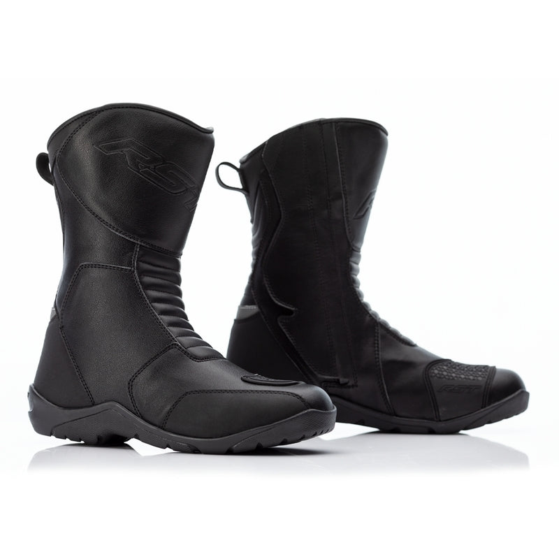 
This may be our entry level touring boot, but is still packed with features to keep your feet protected.   
Made from a microfibre construction, the boot features a SinAqua waterproof membrane for dryness and breathability. Added to this are the integrated shin, ankle and heel protection. The boot also features an integrated reinforced toe box and is CE certified as standard!" 
CE Certified: Yes 
Armour :  Heel Protection: Reinforced Cockpit Shin Protection: Integrated Ankle Protection: Int