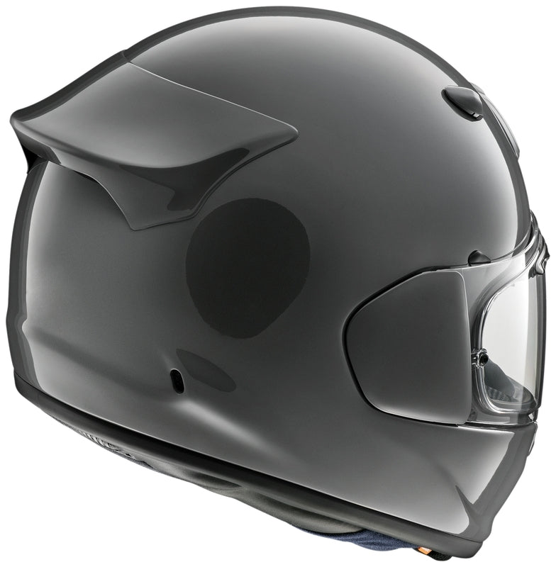        The new Arai Quantic – as the mathematical definition describes – draws together in harmony the qualities and design elements found in helmets throughout the Arai range, while adding fresh features all of its own.The Quantic offers a new choice for riders that want the very best helmet – in terms of protection, performance, comfort and ease of wear – without compromise. Using the aerodynamic and protective abilities of Arai’s full-race helmets, and all the experience and know-how earned o