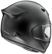        The new Arai Quantic – as the mathematical definition describes – draws together in harmony the qualities and design elements found in helmets throughout the Arai range, while adding fresh features all of its own.The Quantic offers a new choice for riders that want the very best helmet – in terms of protection, performance, comfort and ease of wear – without compromise. Using the aerodynamic and protective abilities of Arai’s full-race helmets, and all the experience and know-how earned o