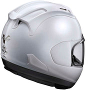 
The RX-7V EVO is an evolution of the RX-7V. Besides the change of homologation, it has several features and changes.

The RX-7V EVO will be certified to the new and more stringent ECE R22-06 regulation, while staying true to the core values of Arai of Rounder, Smoother andStronger for optimal Glancing Off performance.

The RX-7V EVO represents the summit of Arai’s knowledge, experience and know-how in helmet technology :

Different style cheek pads removable with hook at the back
The side ai