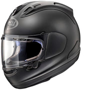 
The RX-7V EVO is an evolution of the RX-7V. Besides the change of homologation, it has several features and changes.

The RX-7V EVO will be certified to the new and more stringent ECE R22-06 regulation, while staying true to the core values of Arai of Rounder, Smoother andStronger for optimal Glancing Off performance.

The RX-7V EVO represents the summit of Arai’s knowledge, experience and know-how in helmet technology :

Different style cheek pads removable with hook at the back
The side ai