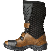 
A truly global boot. The Ambush really will get you anywhere in any condition, featuring a sympatex® membrane, three-buckle and Velcro closure system and a hard wearing sole, for any type of environment that you encounter when you ride around the world. The Ambush will be there to provide you with the protection and the comfort you need to ride all day.

ARMOUR

CE Certification Rating: CE Certified
Heel Protection: Integrated
Ankle Protection: Integrated
Shin Protection: TPU


CONSTRUCTION

