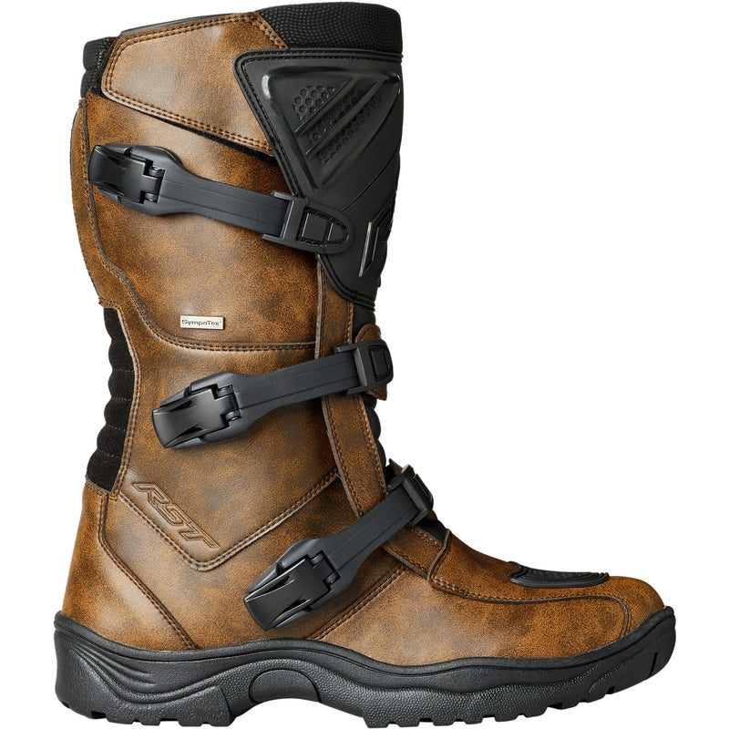 
A truly global boot. The Ambush really will get you anywhere in any condition, featuring a sympatex® membrane, three-buckle and Velcro closure system and a hard wearing sole, for any type of environment that you encounter when you ride around the world. The Ambush will be there to provide you with the protection and the comfort you need to ride all day.

ARMOUR

CE Certification Rating: CE Certified
Heel Protection: Integrated
Ankle Protection: Integrated
Shin Protection: TPU


CONSTRUCTION
