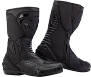 
The S1 is a fantastic entry level sports boot, with removable plastic toe slider, 360 degree heel cockpit, shin, and ankle protectors. The S1 is a truly fantastic value sports boot. Suitable for any form of riding you encounter. CE Rating: CE CertifiedArmourHeel Protection: TPUAnkle Protection: TPUShin Protection: TPUConstructionMain Outer Material: MicrofibreWP Version with SinAqua LiningVentilation: Twin Rear Exhaust + Non WP Perforated OuterClosure: Zip + Hook & LoopShift Pad: YesToe Slider