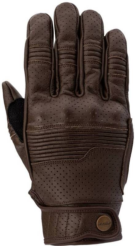 
Styled to match the new Roadster jacket, the glove is available in matching leather and colour to the jacket. Equipped with a motion panel on the back of the hand and an integrated knuckle protector  giving a great amount of comfort alongside a classic style. CE Rating: Level 1 KPArmourKnuckle Protector: Foam Knuckle ProtectorConstructionMain Outer Material: LeatherSecondary Material: AmaraReinforcement: Double Layer in PalmPrecurved Fingers: YesPerforation: YesCuff Closure: Press StudFit Prof