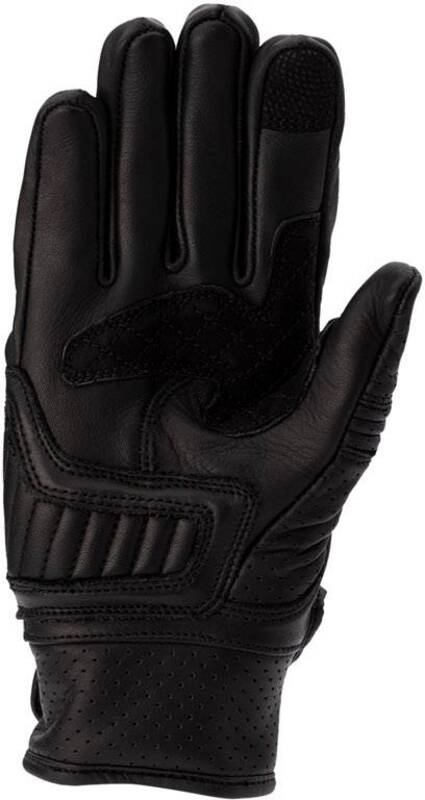 
Styled to match the new Roadster jacket, the glove is available in matching leather and colour. Equipped with a motion panel on the back of the hand and integrated knuckle give a great amount of comfort alongside a classic style. 
GLOVE SPEC 
ARMOUR  CE Certification Rating: Level 1 KP Bio elastane integrated knuckle  
CONSTRUCTION  Outer 1: Full grain leather Outer 2: Amara Polyester lining with foam  
FEATURES & BENEFITS  Double layer leather at palm Pre-curved fingers Press stud wrist c