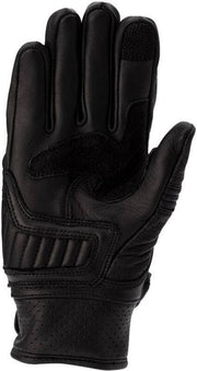 
Styled to match the new Roadster jacket, the glove is available in matching leather and colour. Equipped with a motion panel on the back of the hand and integrated knuckle give a great amount of comfort alongside a classic style. 
GLOVE SPEC 
ARMOUR  CE Certification Rating: Level 1 KP Bio elastane integrated knuckle  
CONSTRUCTION  Outer 1: Full grain leather Outer 2: Amara Polyester lining with foam  
FEATURES & BENEFITS  Double layer leather at palm Pre-curved fingers Press stud wrist c