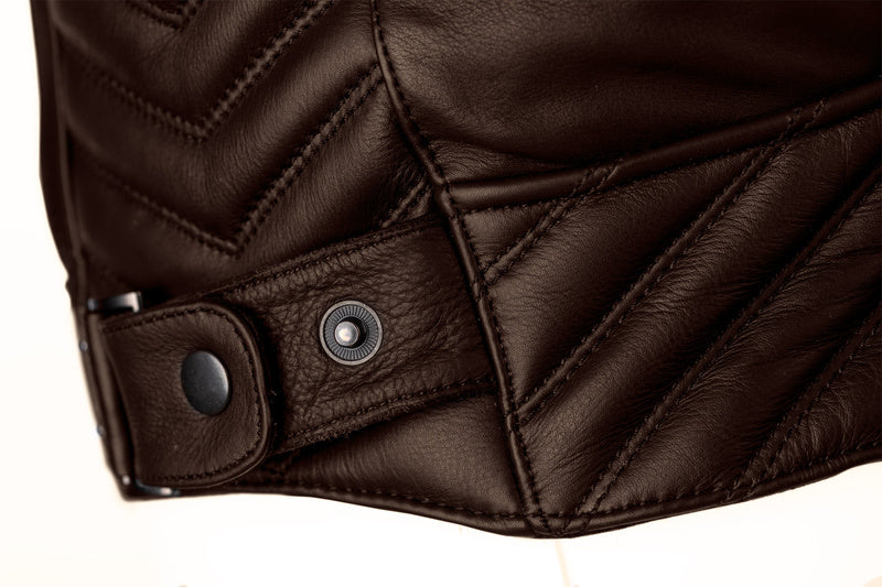 
Utilising the highest quality aniline leather for a great fashion look and fit, the Roadster 3 CE Men’s Leather Jacket could easily come from a fashion environment yet keeps all the protection and safety features required from a motorcycle jacket.
Features & Benefits


	Adjustment: Waist Adjusters
	Outer Pockets: 4
	Inner Pockets: 2


Armour


	CE Certification Rating: AA
	Back Protector: No back protector
	Shoulder Armour: CE Level 1
	Elbow Armour: CE Level 1


Construction


	Main Outer Mate