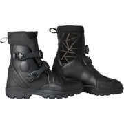
The mid height version of the original Adventure-X boot. Equipped with a large twin buckle closure system, the Adventure-X Mid is easy to put on and take off, while remaining fastened in place with additional hook & loop fasteners. A breathable SinAqua Pro membrane keeps the foot dry and fresh whether riding in the rain or wading through mud. 

ARMOUR

Reinforced cockpit
Integrated ankle protection


MATERIAL

OUTER: Microfibre
OUTER 2: Suede Microfibre


LINING

LINING: Waterproof lining

