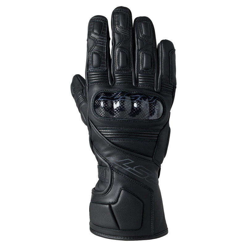 
The Fulcrum is RST’s brand-new sports glove designed with a nod to street riding. This waterproof version features carbon fibre knuckle protectors, out stitched pre-curved fingers and power grip for additional grip on the handlebars. 

ARMOUR

Carbon knuckle
Padded finger protection
Padded palm


MATERIAL

OUTER 1: Goat leather
OUTER 2: Amara


LINING

Polyester Lining BRUSHED with 4MM foam
59 Inch
190gsm
100% Polyester
Knitted Fabric
SinAqua waterproof membrane


FEATURES

Cuff adjuster
W