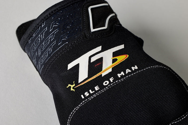 
The IOM TT Team Evo Glove is a homage to RST’s safety partnership with the Isle of Man. Featuring an integrated soft knuckle protector, double layer leather on the palm and perforations for ventilation on the fingers.

ARMOUR

Visco elastane knuckle


MATERIAL

OUTER 1: Synthetic hybrid
OUTER 2: Microfibre


LINING

Fixed comfort mesh lining


FEATURES

Double layer leather at palm
Pre-curved fingers
Hook & loop double wrist closure
Integrated pull tab
Perforation
