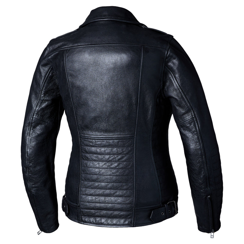 
The Ripley 2 is a specifically tailored women’s classic leather jacket, using super soft aniline leather. It has a satin black lining ensuring you look stylish both on and off the bike, while giving you the CE approved protection you need.

ARMOUR

BACK: Pocket only
SHOULDER: Level 1
ELBOW: Level 1


MATERIAL

OUTER: Buffalo leather


LINING

LINING: Fixed satin


FEATURES

Quilted detail
Zip adjustment at cuff
Waist adjusters
2x outer pocket
