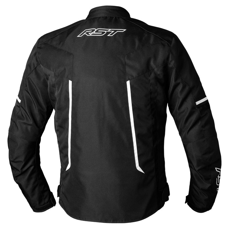 
The Pilot Evo is RST’s entry-level short sports textile jacket with all the essential features you require for sports riding. The jacket has a removable thermal lining, is CE certified and has armour to both the shoulders and elbows.

ARMOUR

ELBOW: Level 1
SHOULDER: Level 1
BACK: Pocket Only


MATERIAL

OUTER 1: 100% Polyester (MAXTEX)


LINING

Fixed mesh with SinAqua membrane
Removable gilet light weight


FEATURES

Intake & exhaust vents
Waist & sleeve adjusters
2x zip pockets
4x inter