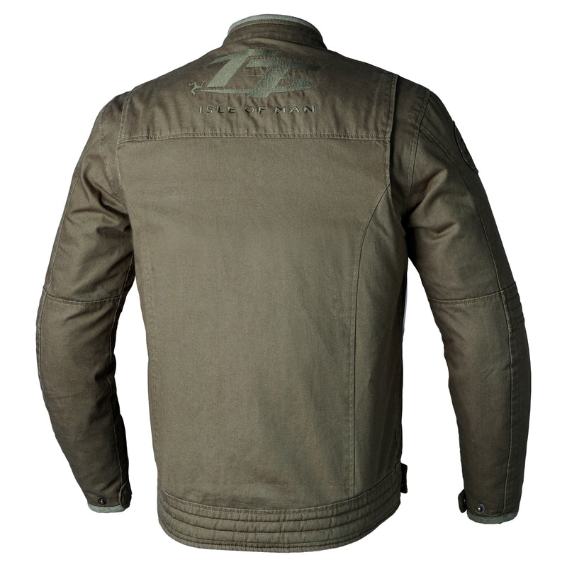 
The Crosby 2 is a classic cotton canvas jacket, paying homage to RST’s sponsorship of the Isle of Man TT. Available in vintage colourways; charcoal and green, with a removable thermal lining and fix waterproof lining on the inside. So a textile classic offering from the RST TT Collection.

ARMOUR

ELBOW: Level 1
SHOULDER: Level 1
BACK: Pocket Only


MATERIAL

OUTER 1: Cotton canvas


LINING

Fixed mesh with SinAqua membrane
Removable thermal liner light weight


FEATURES

IOM TT branding
E
