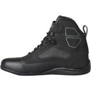 
An ultimate performer, the Sabre is a super aggressive kart style shoe. Low cut at the back, with ankle protection and a hybrid lace and Velcro closure. The Sabre offers fantastic protection and great levels of comfort on the bike. This new waterproof version of RST’s fantastic Sabre boot will keep you protected and dry.

ARMOUR

Integrated heel protection
Integrated ankle protection


MATERIAL

OUTER 1: Microfibre
OUTER 2: Perforated microfibre


LINING

LINING: Polyester


FEATURES

Lace