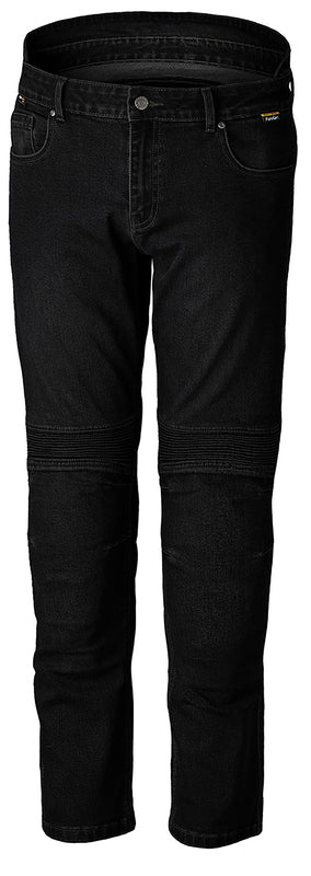 
The RST Aramid Tech Pro Textile Jean is one of the most technically advanced riding jeans on the market - it may look casual, but it is packed with protection technology. The RST Aramid Tech Pro Textile Jean has a CE rating of AAA, offering the highest level of protection. Made from heavy duty Cordura® denim, reinforced with Aramid, the jeans come with CE Level 2 knee and hip armour. Added to this are the stretch panels in the knee and seat area, along with the triple stitched nylon threading 