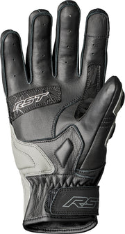 
An excellent combination with a textile jacket, the Stunt III is a mid-length, supremely comfortable glove. 
ARMOUR  CE Certification Rating: Level 1 KP Carbon knuckle Padded finger protection  
CONSTRUCTION  Outer: Full grain leather Polyester lining  
FEATURES & BENEFITS  Motion panels Double layer leather at palm Perforated leather Outstitched fingers Pre-curved fingers Hook & loop wrist closure  
FIT PROFILE  Road 