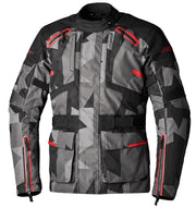 
Go the distance with the endurance. This is a jacket that you can wear all day in the saddle. Made from hard wearing fabrics in a full-length touring cut. Equipped with multi-point ventilation, invisible reflex, generous pockets and hand warmer pockets. Unique to the jacket is a vent system on the shoulders designed to hold the vents open and direct air down the back of the rider. A cuff ventilation system is unique to the Endurance too. Pair with the jean for the ultimate two-piece touring op