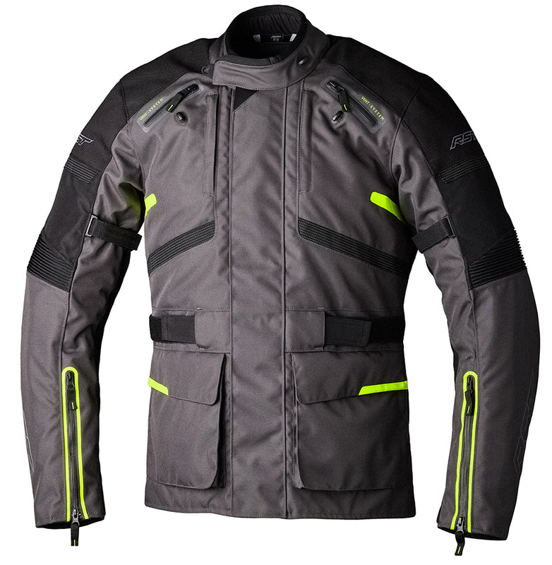 
Go the distance with the endurance. This is a jacket that you can wear all day in the saddle. Made from hard wearing fabrics in a full-length touring cut. Equipped with multi-point ventilation, invisible reflex, generous pockets and hand warmer pockets. Unique to the jacket is a vent system on the shoulders designed to hold the vents open and direct air down the back of the rider. A cuff ventilation system is unique to the Endurance too. Pair with the jean for the ultimate two-piece touring op