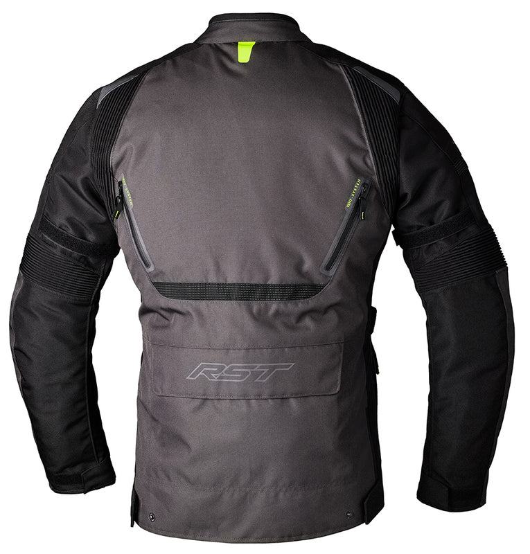 
Go the distance with the endurance. This is a jacket that you can wear all day in the saddle. Made from hard wearing fabrics in a full-length touring cut. Equipped with multi-point ventilation, invisible reflex, generous pockets and hand warmer pockets. Unique to the jacket is a vent system on the shoulders designed to hold the vents open and direct air down the back of the rider. A cuff ventilation system is unique to the Endurance too. Pair with the jean for the ultimate two-piece touring op