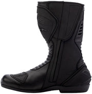 
The S1 is a fantastic entry level sports boot, with removable plastic toe slider, 360 degree heel cockpit, shin, and ankle protectors this boot is a truly fantastic value sports boot. Suitable for any form of riding you encounter. CE Rating: CE CertifiedArmourHeel Protection: TPUAnkle Protection: TPUShin Protection: TPUConstructionMain Outer Material: MicrofibreVentilation: Twin Rear Exhaust + Non WP Perforated LeatherClosure: Zip + Hook & LoopShift Pad: YesShank: Polycarbonate Anti Twist Mids