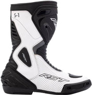
The S1 is a fantastic entry level sports boot, with removable plastic toe slider, 360 degree heel cockpit, shin, and ankle protectors this boot is a truly fantastic value sports boot. Suitable for any form of riding you encounter. CE Rating: CE CertifiedArmourHeel Protection: TPUAnkle Protection: TPUShin Protection: TPUConstructionMain Outer Material: MicrofibreVentilation: Twin Rear Exhaust + Non WP Perforated LeatherClosure: Zip + Hook & LoopShift Pad: YesShank: Polycarbonate Anti Twist Mids