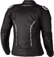 
Offering sports egronomics and the proetction of AAA certified leather, with waist adjusters and neoprene comfort cuffs. Finished with shoulder sliders and a 360 degree zip to combine with the S1 CE Ladies Leather Jean makes this the perfect two piece.CE Rating: AAAArmourBack Protector: Pocket OnlyShoulder Armour: CE Level 1Elbow Armour: CE Level 1 ConstructionMain Outer Material: LeatherStretch: 4 Way Woven Stretch Panels with Motion PanelsInner Lining: MeshThermal Liner: Removable Quilted Th