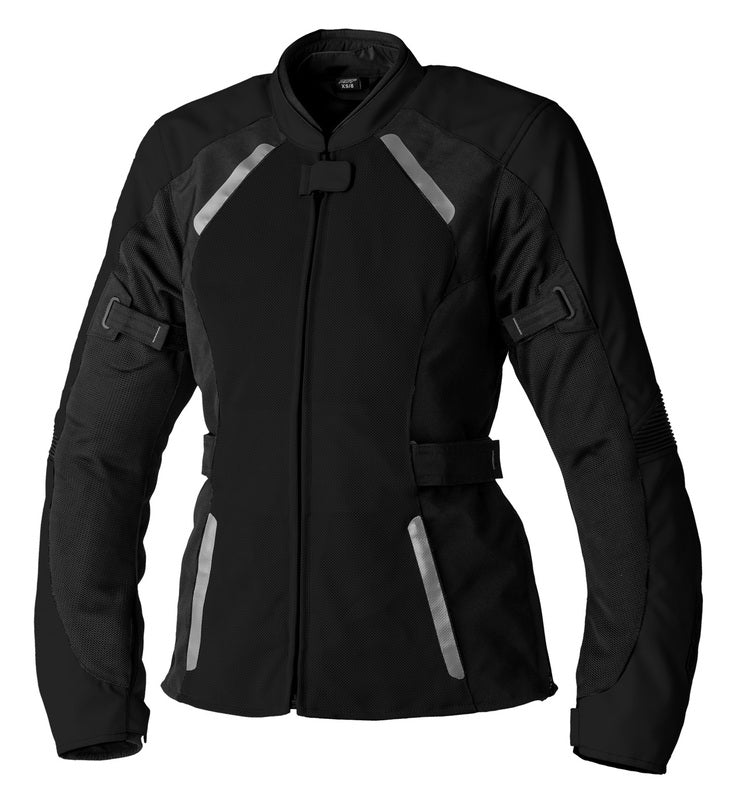 
Built around our new ladies’ fit profile, the Ava is extremely comfortable, highly ergonomic and a unique mid-cut. The jacket is a great option for both sports and touring bikes and available in both full and mesh versions. Its subtle styling and ergonomics make this a fantastic all year round textile jacket. CE Rating: AAArmourBack Protector: Pocket OnlyShoulder Armour: CE Level 1Elbow Armour: CE Level 1 ConstructionMain Outer Material: MaxTexFixed Liner: Fixed MeshThermal Liner: Removable Qu