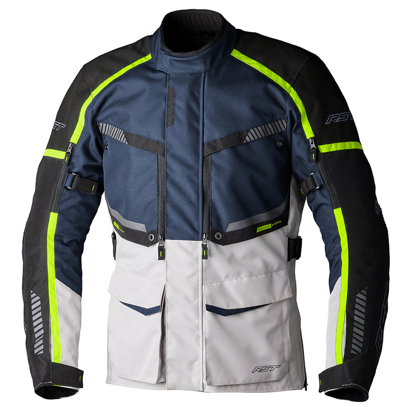 
The Maverick Evo jacket has an improved fit profile, the addition of hand warmer pockets and an adjustment upgrade. It will take on any weather condition with a SinAqua waterproof membrane, quilted thermal liner, and reflex reflective print to enhance visibility in darker conditions. Ventilation is at the core of this jacket with multipocketed intake and exhaust ventilation areas which can be opened to channel airflow in, and out of the jacket. Finished with multiple storage pockets, MAX Zippe