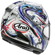 
Years of experience for the ultimate helmet!

The RX-7V represents the summit of Arai’s knowledge, experience and knowhow in helmet technology. With a completely new PB-SNC² outer shell, the revolutionary VAS (Variable Axis System) visor system and a significantly increased smoother area around the temples, the RX-7V offers the new benchmark in the premium helmet segment.

PB SNC2 Shell: Super Fibre and other special synthetic fibres,with superb tensile strength and flexibility characteristic