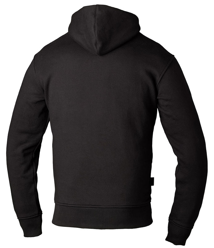 
RST developed a new high tenacity outer fabric, using a blend of Cotton, Nylon and Polyester. This blend gives a lightweight, abrasion resistant and high strength outer layer that only requires extra Aramid Fibre protection in zone 1. Additionally, the enhanced RST Zip Through Urban CE Mens Textile Hoodie has been built with the new lightweight RST Airflow Armour.

ARMOUR

CE Certification Rating: A
Back: Pocket only
Elbow: Level 1
Shoulder: Level 1


CONSTRUCTION

Outer: Fleece
Fixed mesh l