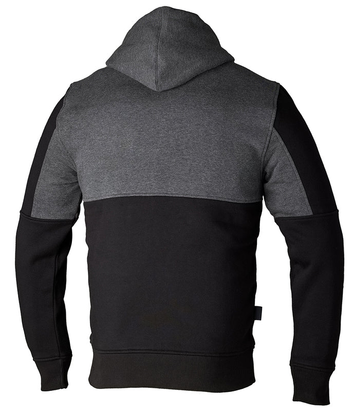 
RST developed a new high tenacity outer fabric, using a blend of Cotton, Nylon and Polyester. Thisblend gives a lightweight, abrasion resistant and high strength outer layer that only requires extra aramid fibres protection in zone 1. Additionally, the enhanced Team CE Hoodie has been built withthe new lightweight RST Airflow Armour.

ARMOUR

CE Certification Rating: A
Back: Pocket only
Elbow: Level 1
Shoulder: Level 1


CONSTRUCTION

Outer: Fleece
Fixed mesh lining


FEATURES & BENEFITS

A