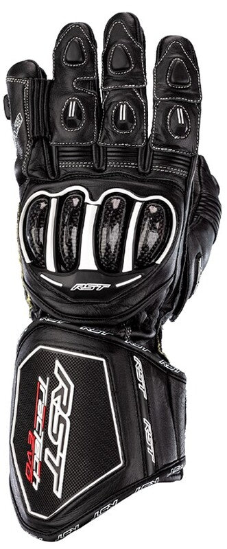 
Built with Aramide-Fibre TracTech Evo 4 glove combines the best of previous TracTech gloves with more features for a superb fit, comfort and protection.

Made with both full-grain cowhide and kangaroo leather, the glove features a CE Level 2 Carbon Knuckle Protector for impact protection. DuPont™ Aramide Fibre on the palm stitching and underlay, along with double layer kangaroo leather and an RST palm slider protect the palm in the event of a high speed slide, while the double wrist and cuff 