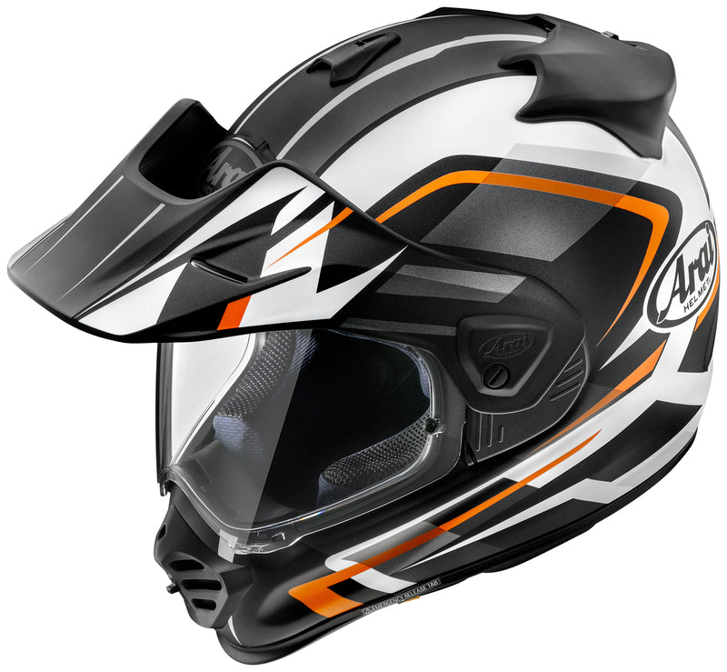 
The Tour-X5 is one of the most versatile helmets ever created. It has been designed for both on- and off-road use.  As the successor of the Tour-X4, it is made of fiber composites with a multi-density EPS liner for good shock absorption while retaining perfect lightness. Not only the shell, but also the shield system are rounder and smoother.

Its interior is made of hypoallergenic, antibacterial fabric for added comfort. It features improved ventilation with chin vent and integrated spoiler,