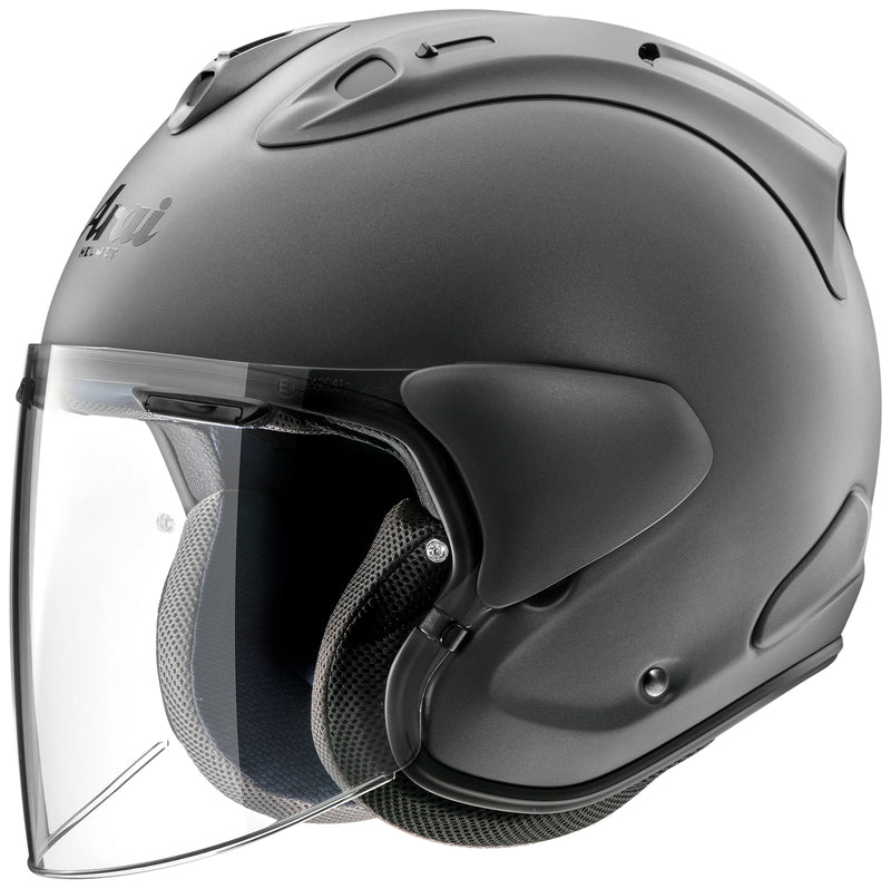 
For riding professionals, long-range tourers and urban commuters alike, the Arai SZ-R VAS EVO has become the choice of premium open-face helmets. It’s easy to see why. The combination of protection, light weight, comfort and open, all-round visibility make the SZ-R VAS EVO a unique, and special, proposition.

The PB-CLC2 outer shell itself is manufactured using a special Z compound of various resins, and balanced by a lightweight inner liner, that lowers the centre of gravity.

Comfort in th