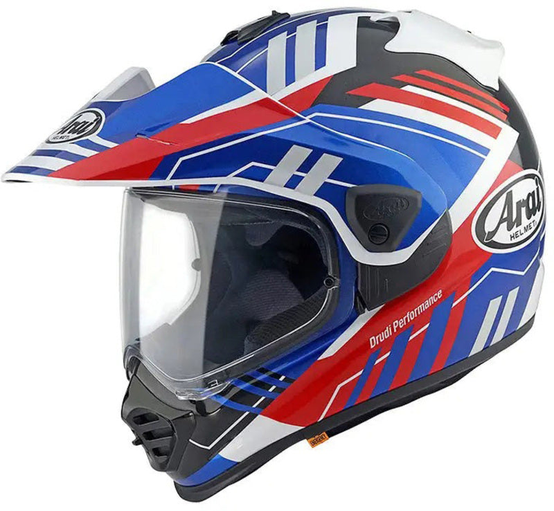 
The Tour-X5 is one of the most versatile helmets ever created. It has been designed for both on- and off-road use.  As the successor of the Tour-X4, it is made of fiber composites with a multi-density EPS liner for good shock absorption while retaining perfect lightness. Not only the shell, but also the shield system are rounder and smoother.

Its interior is made of hypoallergenic, antibacterial fabric for added comfort. It features improved ventilation with chin vent and integrated spoiler,
