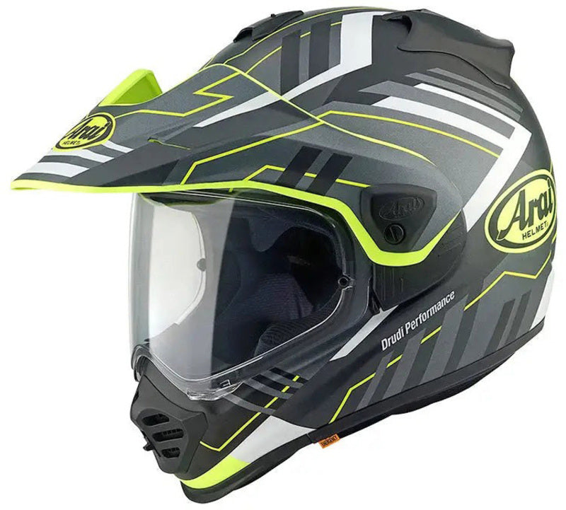 
The Tour-X5 is one of the most versatile helmets ever created. It has been designed for both on- and off-road use.  As the successor of the Tour-X4, it is made of fiber composites with a multi-density EPS liner for good shock absorption while retaining perfect lightness. Not only the shell, but also the shield system are rounder and smoother.

Its interior is made of hypoallergenic, antibacterial fabric for added comfort. It features improved ventilation with chin vent and integrated spoiler,
