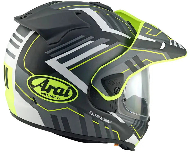 
The Tour-X5 is one of the most versatile helmets ever created. It has been designed for both on- and off-road use.  As the successor of the Tour-X4, it is made of fiber composites with a multi-density EPS liner for good shock absorption while retaining perfect lightness. Not only the shell, but also the shield system are rounder and smoother.

Its interior is made of hypoallergenic, antibacterial fabric for added comfort. It features improved ventilation with chin vent and integrated spoiler,
