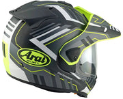 
The Tour-X5 is one of the most versatile helmets ever created. It has been designed for both on- and off-road use.  As the successor of the Tour-X4, it is made of fiber composites with a multi-density EPS liner for good shock absorption while retaining perfect lightness. Not only the shell, but also the shield system are rounder and smoother.

Its interior is made of hypoallergenic, antibacterial fabric for added comfort. It features improved ventilation with chin vent and integrated spoiler,