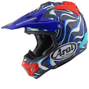 
MX-V EVO

	Arai’s ultimate off-road helmet gains ECE R22-06 approval
	No significant changes required thanks to Arai’s Priority for Protection: the core design philosophy of creating rounder, smoother and stronger outer shells combined with a one-piece multi-density EPS liner that work together to improve ‘Glancing Off’ performance.



The MX-V evolved from the legendary VX-3 and years of Arai’s competition experience can be found in its ultimate MX, Enduro and off-road use helmet. And, while