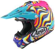 
MX-V EVO

	Arai’s ultimate off-road helmet gains ECE R22-06 approval
	No significant changes required thanks to Arai’s Priority for Protection: the core design philosophy of creating rounder, smoother and stronger outer shells combined with a one-piece multi-density EPS liner that work together to improve ‘Glancing Off’ performance.



The MX-V evolved from the legendary VX-3 and years of Arai’s competition experience can be found in its ultimate MX, Enduro and off-road use helmet. And, while