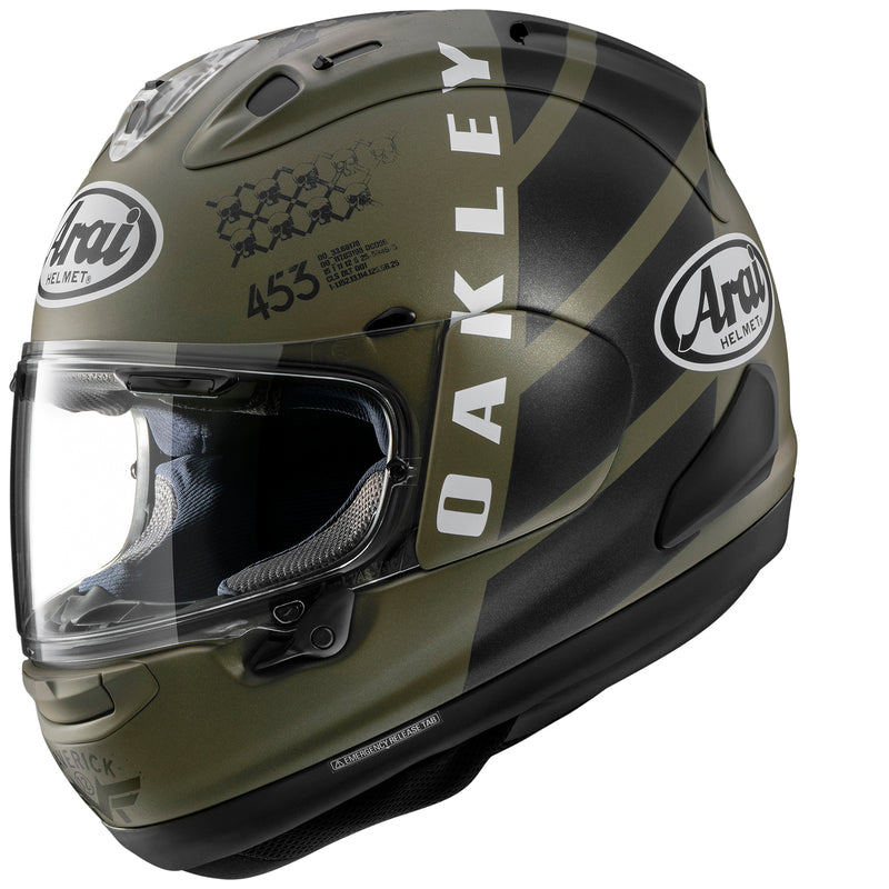
Years of experience for the ultimate helmet!

The RX-7V represents the summit of Arai’s knowledge, experience and knowhow in helmet technology. With a completely new PB-SNC² outer shell, the revolutionary VAS (Variable Axis System) visor system and a significantly increased smoother area around the temples, the RX-7V offers the new benchmark in the premium helmet segment.

ECE 22.06 homologation
PB SNC2 Shell: Super Fibre and other special synthetic fibres,with superb tensile strength and fle