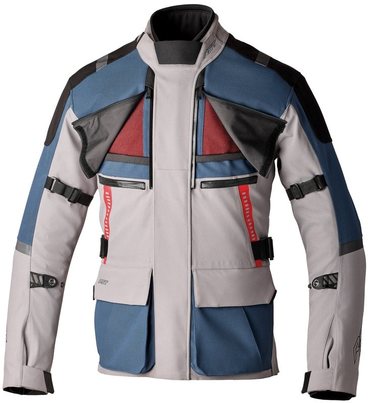
Long days in the saddle really put your riding kit to the test, and the best kit keeps you riding in comfort. The Vulcan Jacket and Jean is designed for just that. Keeping you comfortable and protected, mile after mile, day after day. Using the latest Lx3 laminated fabric with built-in stretch, the Vulcan takes adventure motorbike clothing to a whole other level in terms of comfort.

Direct to body ventilation panels and openings across the jacket ensure temperature regulation is easily contr