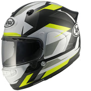 
The new Arai Quantic – as the mathematical definition describes – draws together in harmony the qualities and design elements found in helmets throughout the Arai range, while adding fresh features all of its own.

The Quantic offers a new choice for riders that want the very best helmet – in terms of protection, performance, comfort and ease of wear – without compromise. Using the aerodynamic and protective abilities of Arai’s full-race helmets, and all the experience and know-how earned over